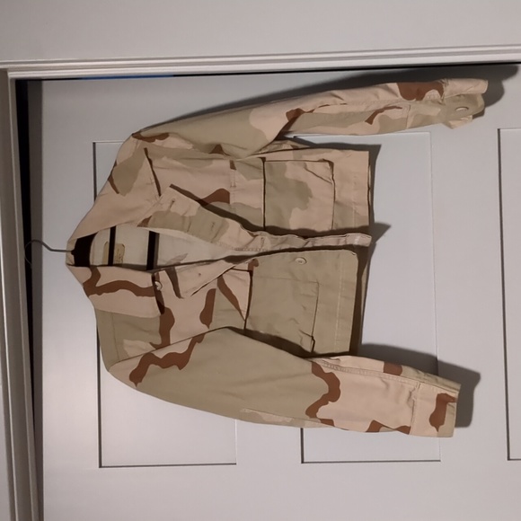 Tan camo cropped jacket size s unknown brand - Picture 1 of 3
